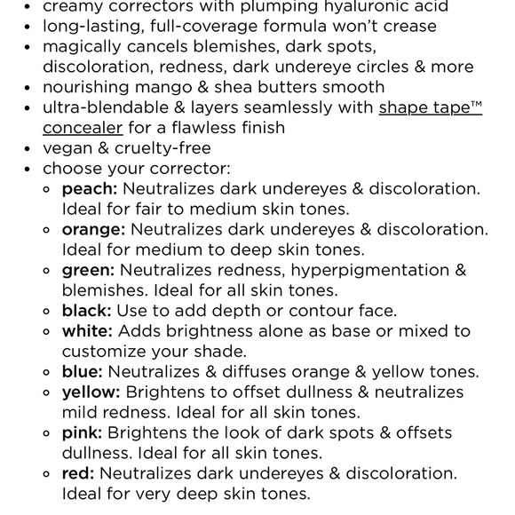 TARTE, shape, tape, corrector: shade, Red - Picture 3 of 3